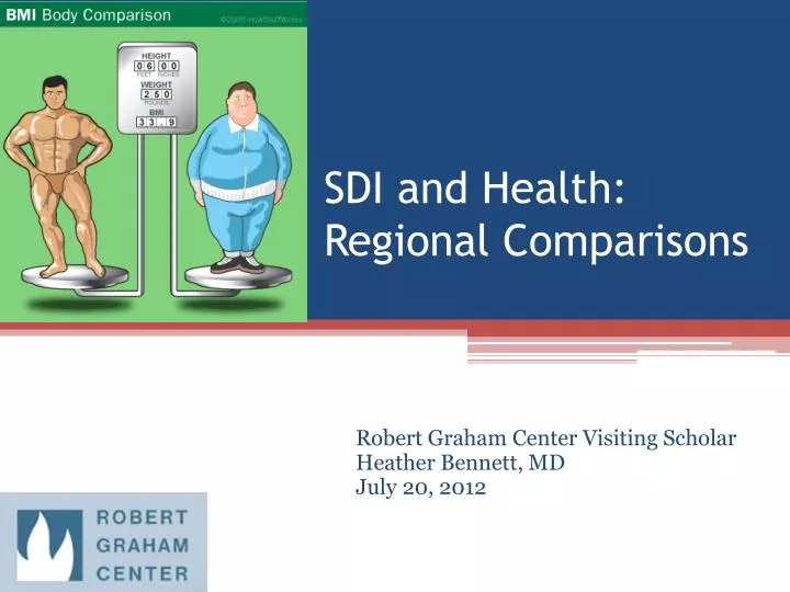 sdi and health regional comparisons