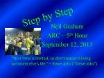 Step by Step - slide 1