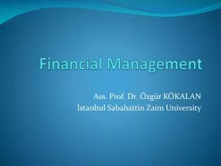 Financial Management