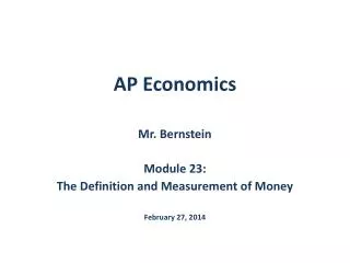 AP Economics