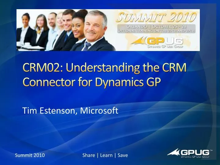 crm02 understanding the crm connector for dynamics gp