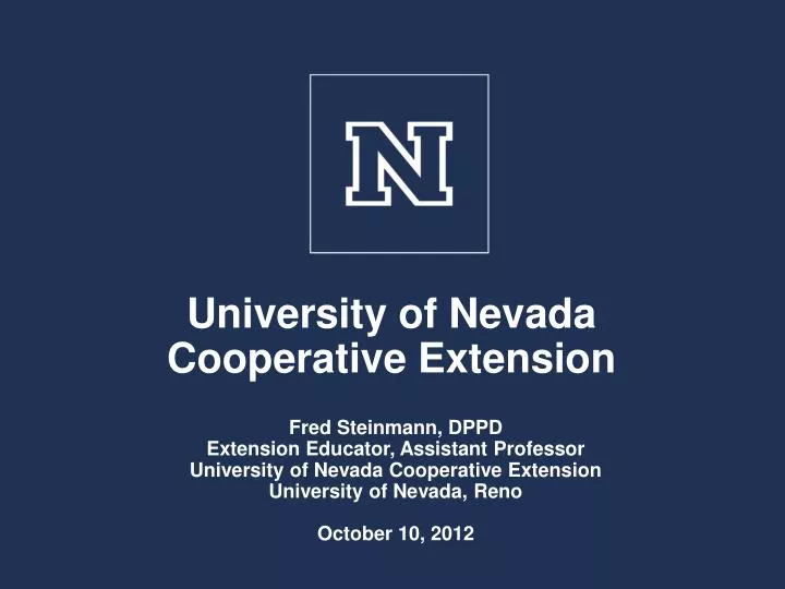 university of nevada cooperative extension