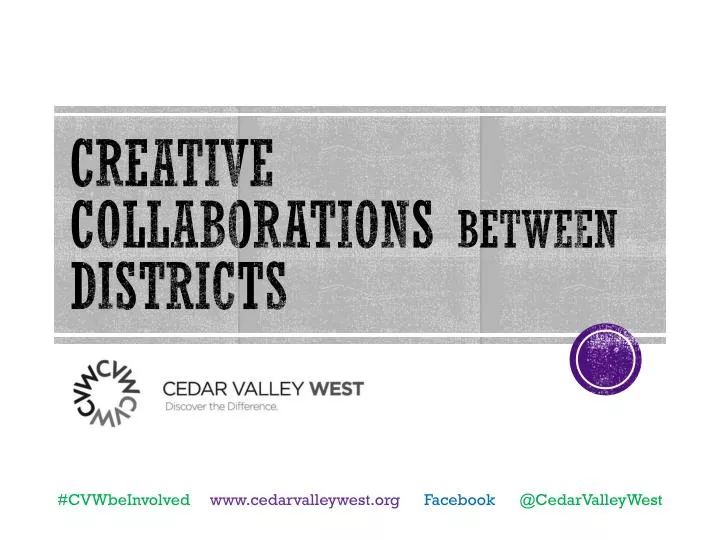 creative collaborations between districts