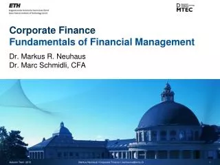 Corporate Finance Fundamentals of Financial Management