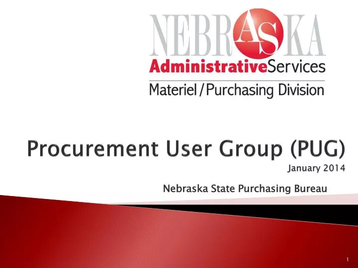 procurement user group pug january 2014