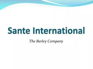 Sante International