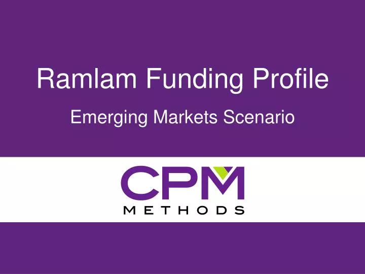 ramlam funding profile