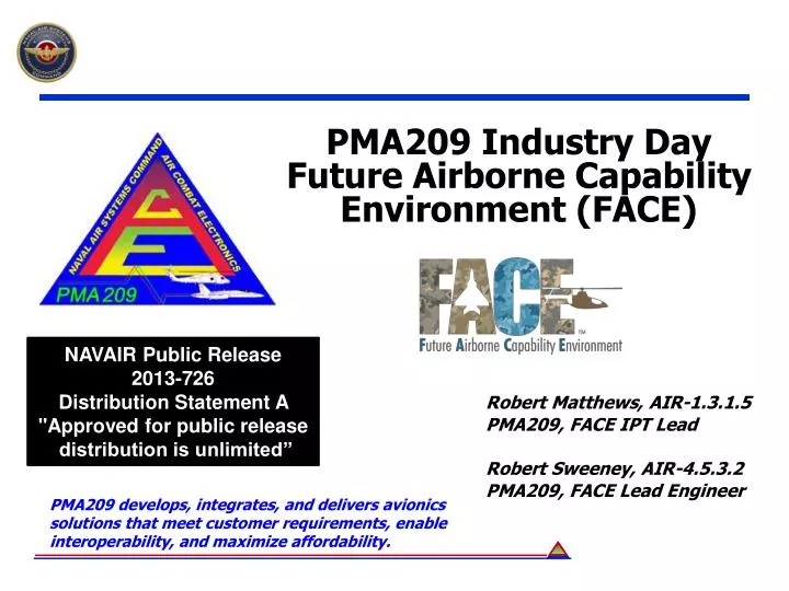 pma209 industry day future airborne capability environment face