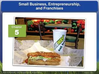 Small Business, Entrepreneurship, and Franchises