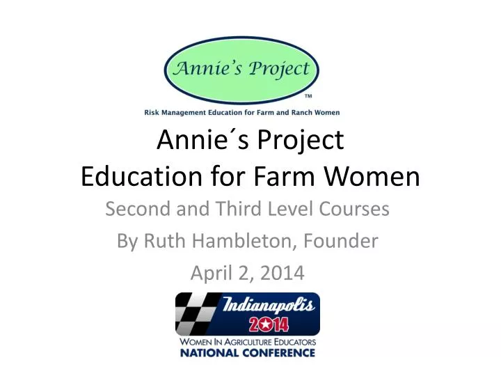 annie s project education for farm women
