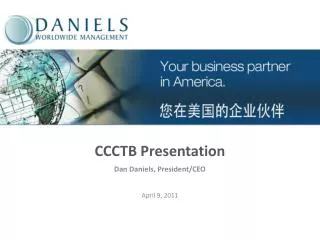 CCCTB Presentation