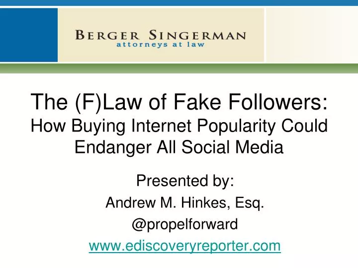 the f law of fake followers how buying internet popularity could endanger all social media