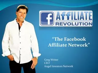 Greg Writer CEO Angel Investors Network