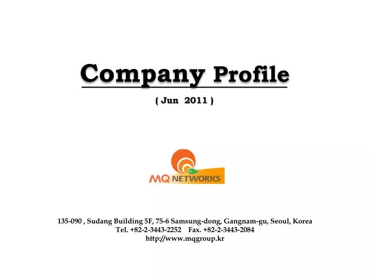 company profile