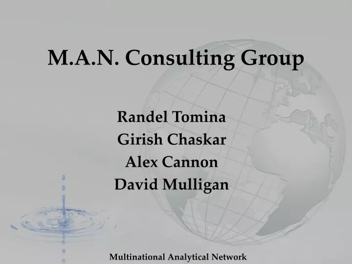 m a n consulting group