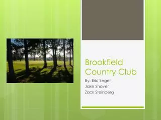 Brookfield Country Club