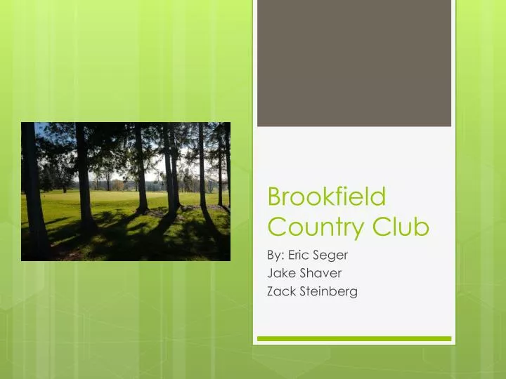 brookfield country club