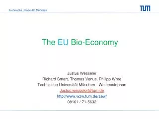The EU Bio-Economy