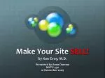 Make Your Site SELL!