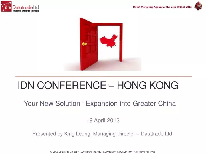 idn conference hong kong