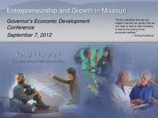 Entrepreneurship and Growth in Missouri