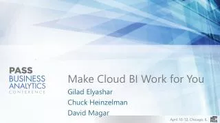 Make Cloud BI Work for You