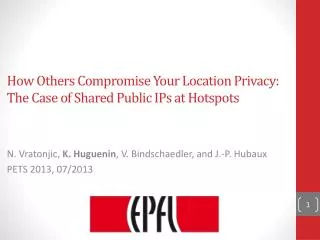 How Others Compromise Your Location Privacy: The Case of Shared Public IPs at Hotspots