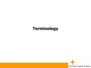 Terminology