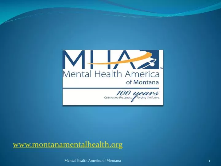 www montanamentalhealth org