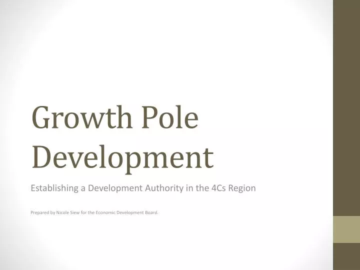 growth pole development