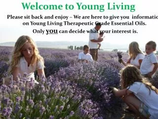 Welcome to Young Living