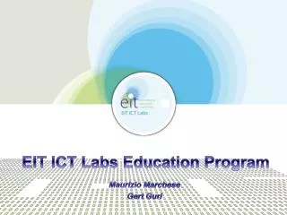 EIT ICT Labs Education Program