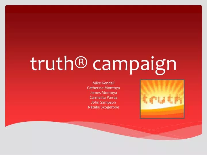 truth campaign