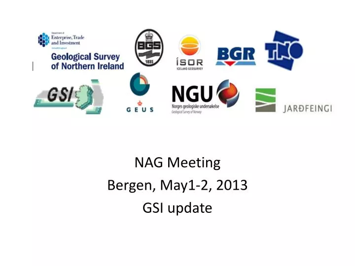 nag meeting bergen may1 2 2013 gsi update