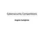 Cybersecurity Competitions - slide 1