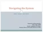 Navigating the System