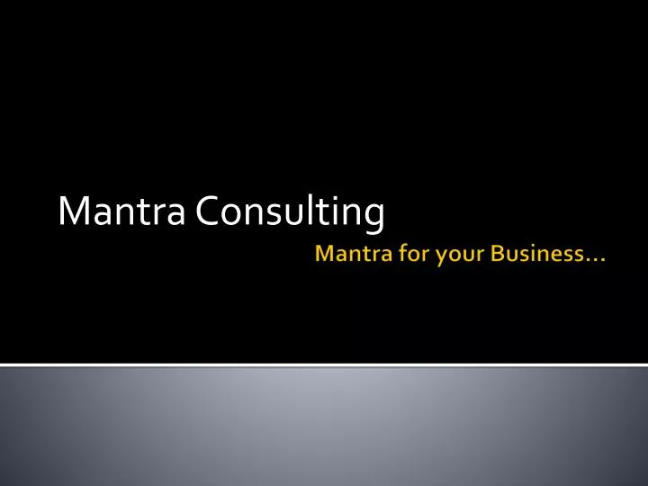 mantra consulting
