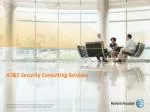 AT&amp;T Security Consulting Services - slide 1