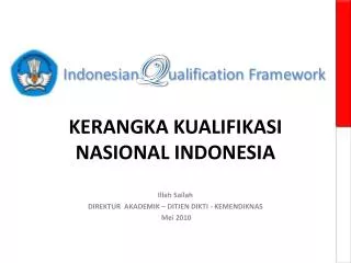 KERANGKA KUALIFIKASI NASIONAL INDONESIA