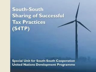 South-South Sharing of Successful Tax Practices (S4TP)