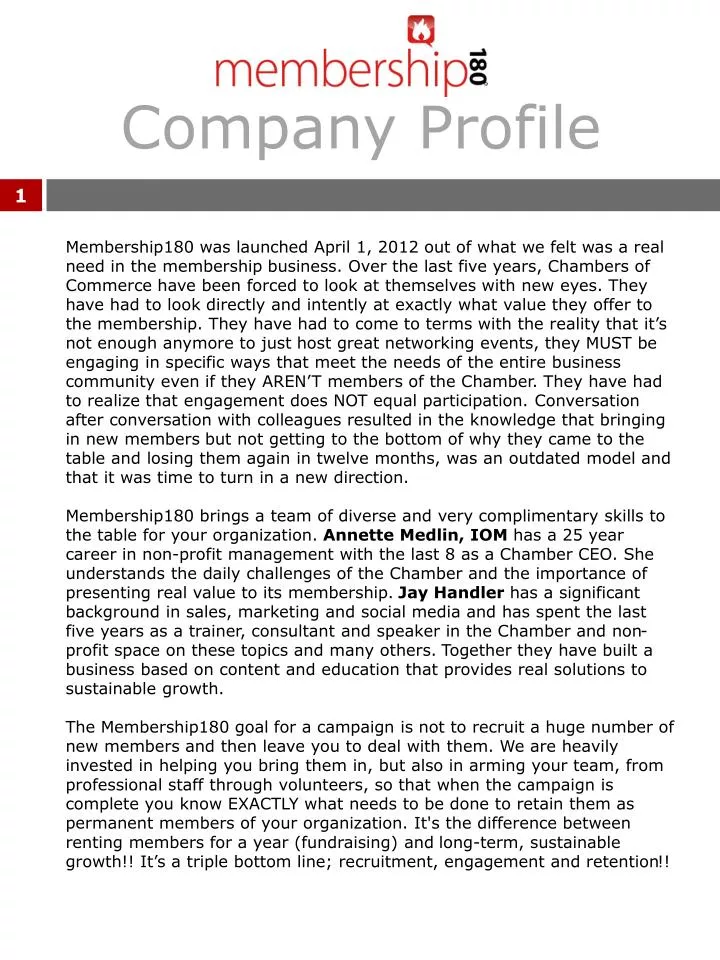 company profile