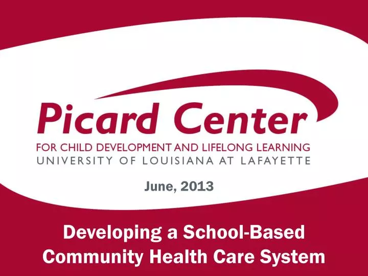 developing a school based community health care system
