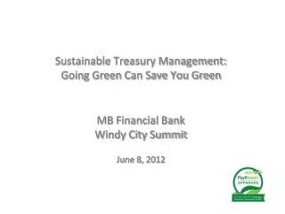MB Financial Bank Windy City Summit