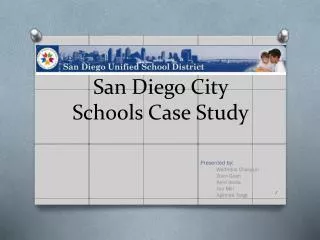 San Diego City Schools Case Study