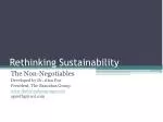 Rethinking Sustainability - slide 1