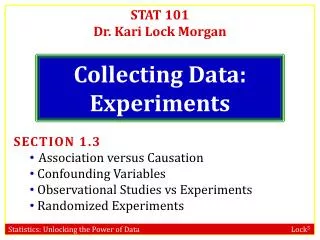 Collecting Data: Experiments