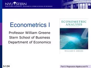 econometrics i