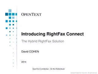 Introducing RightFax Connect