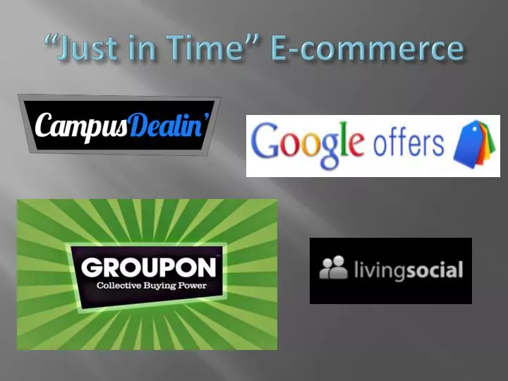 just in time e commerce