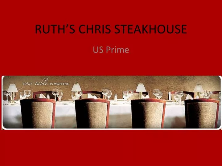 ruth s chris steakhouse